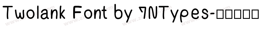 Twolank Font by 7NTypes字体转换